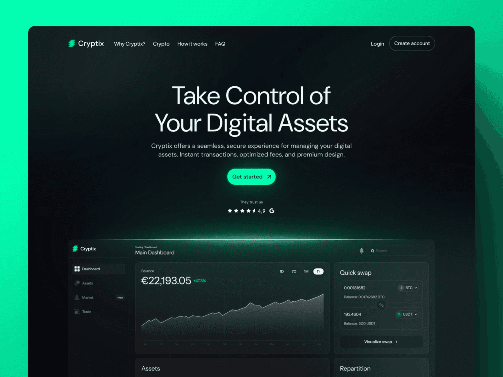 7 Best Templates Framer Picks to Elevate Your Website in 2026 - Cryptix – Free Tech Startup Template