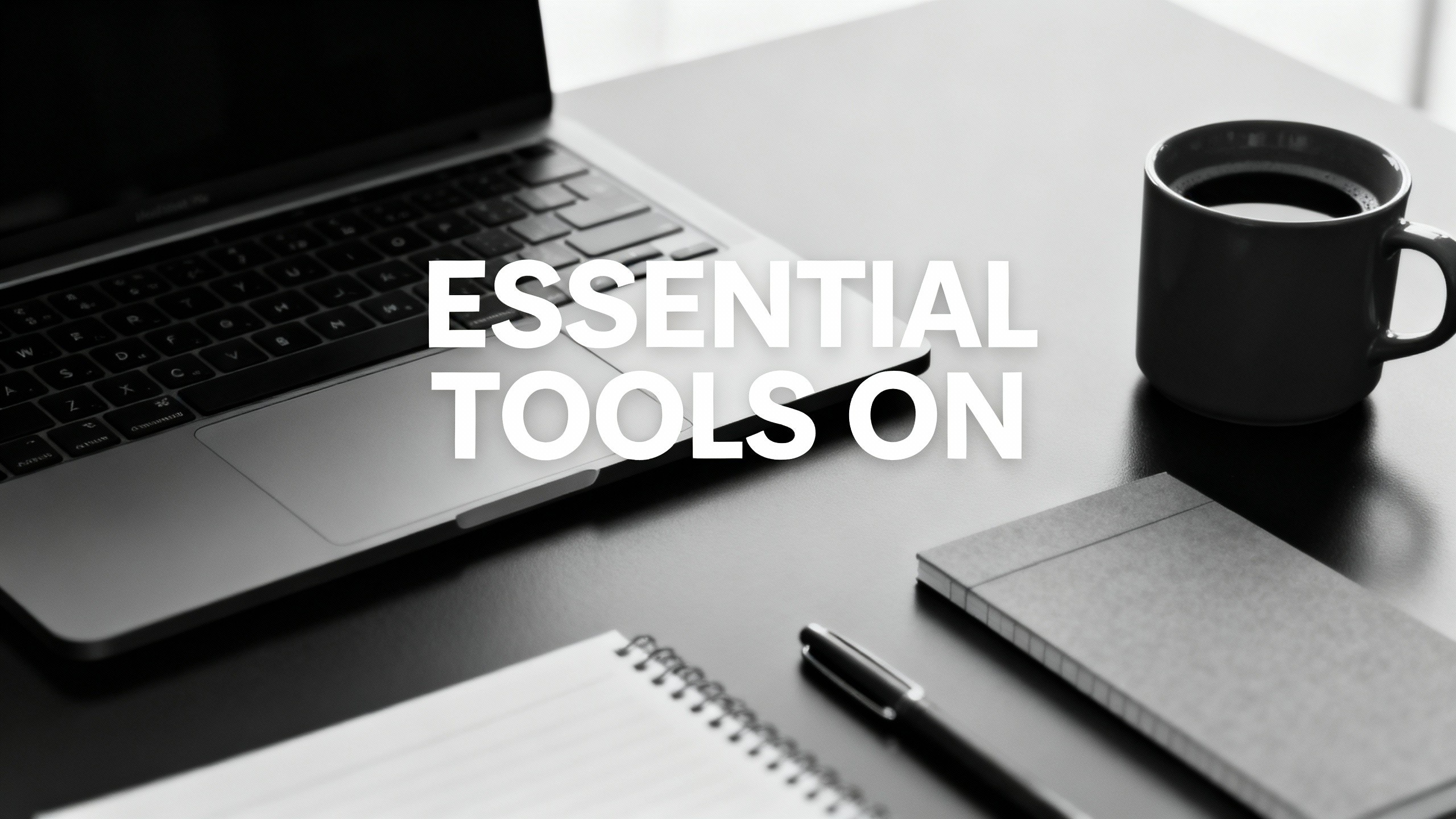 Essential Tools on desk