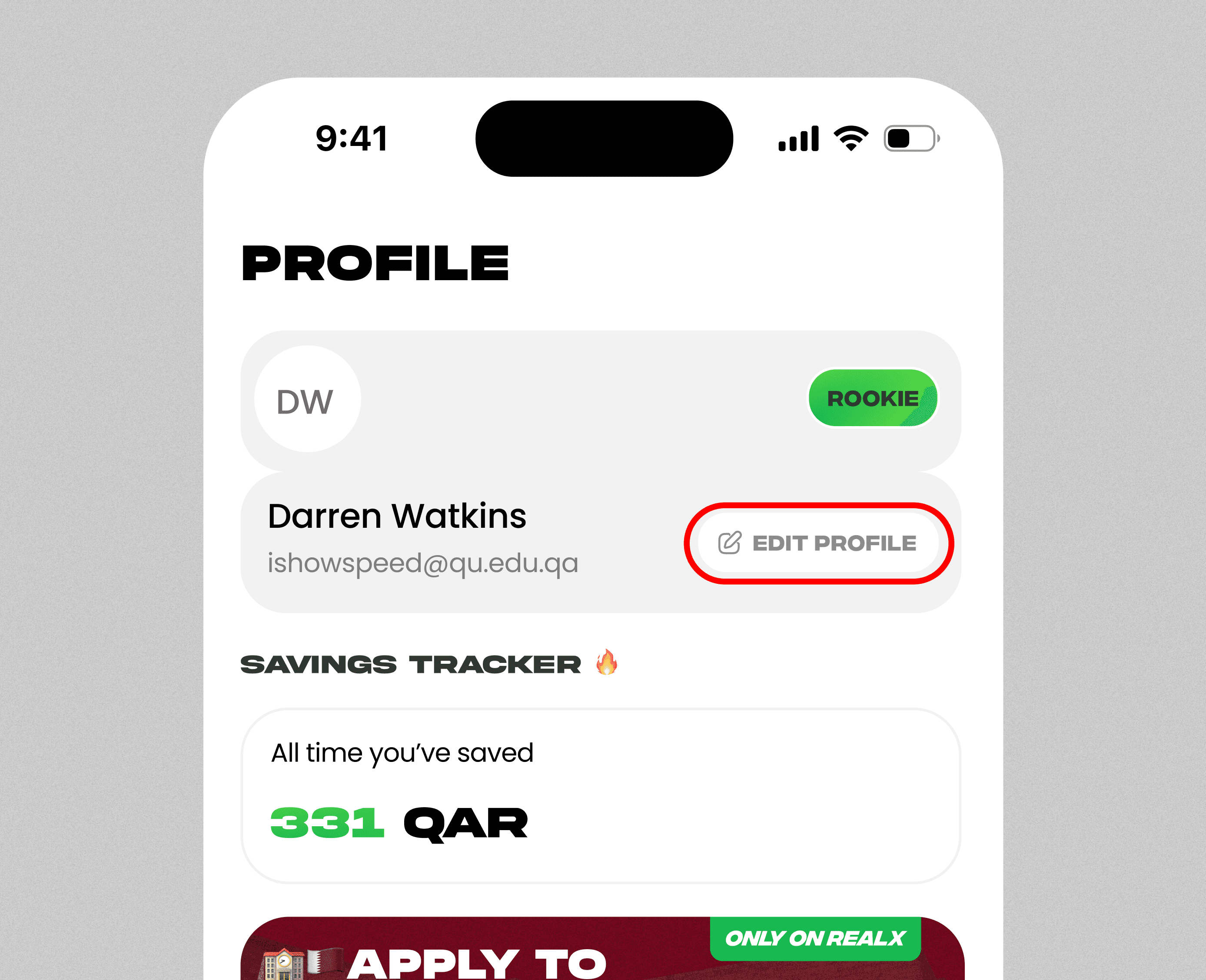 UI card showing a journaling habit with a checkmark icon, start date of December 2025, and a highlighted 14-day streak with a flame icon on a white rounded background.