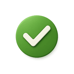 Icon of a green check mark, showing that Wide Research solves the problem.