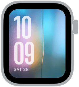 easter glass Apple Watch face preview 1 featuring abstract, gradient, modern, and easter.