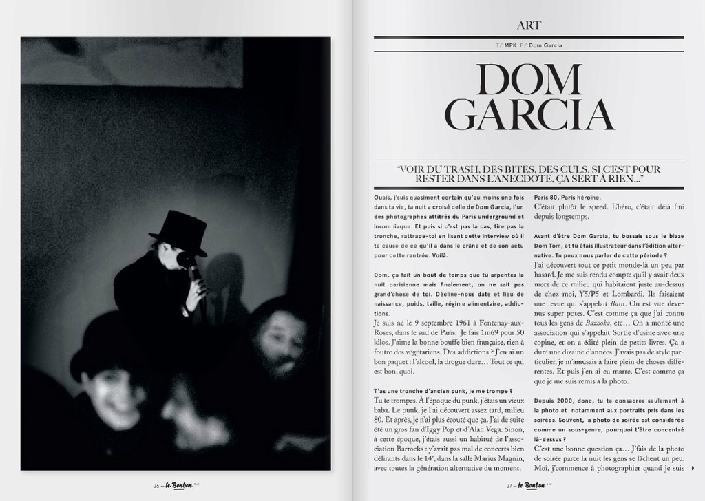 Le bonbon septembre 2014 presse dom garcia 1