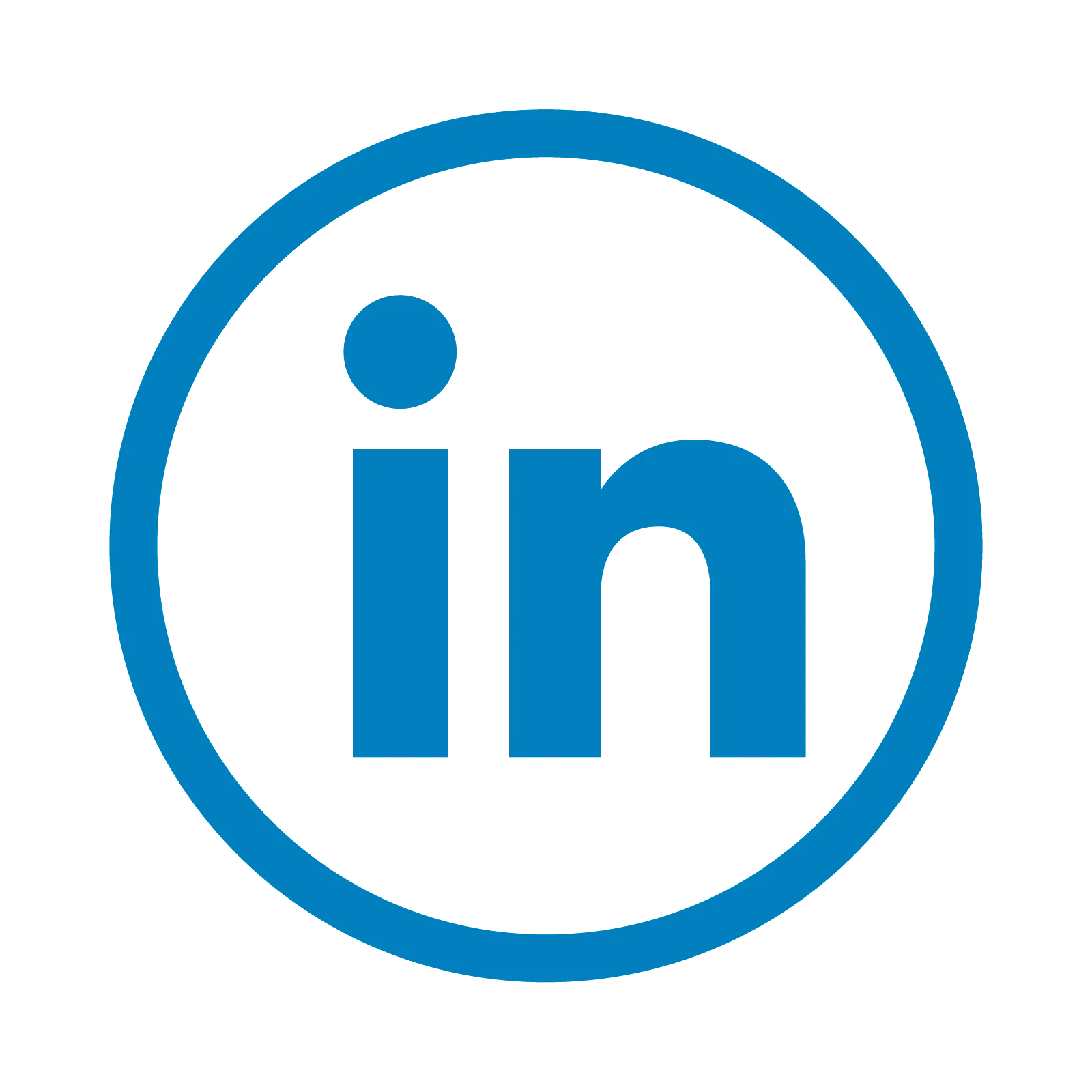 Logo bleu de linkedin. La platforme numéro une en recherche d'emploi.
