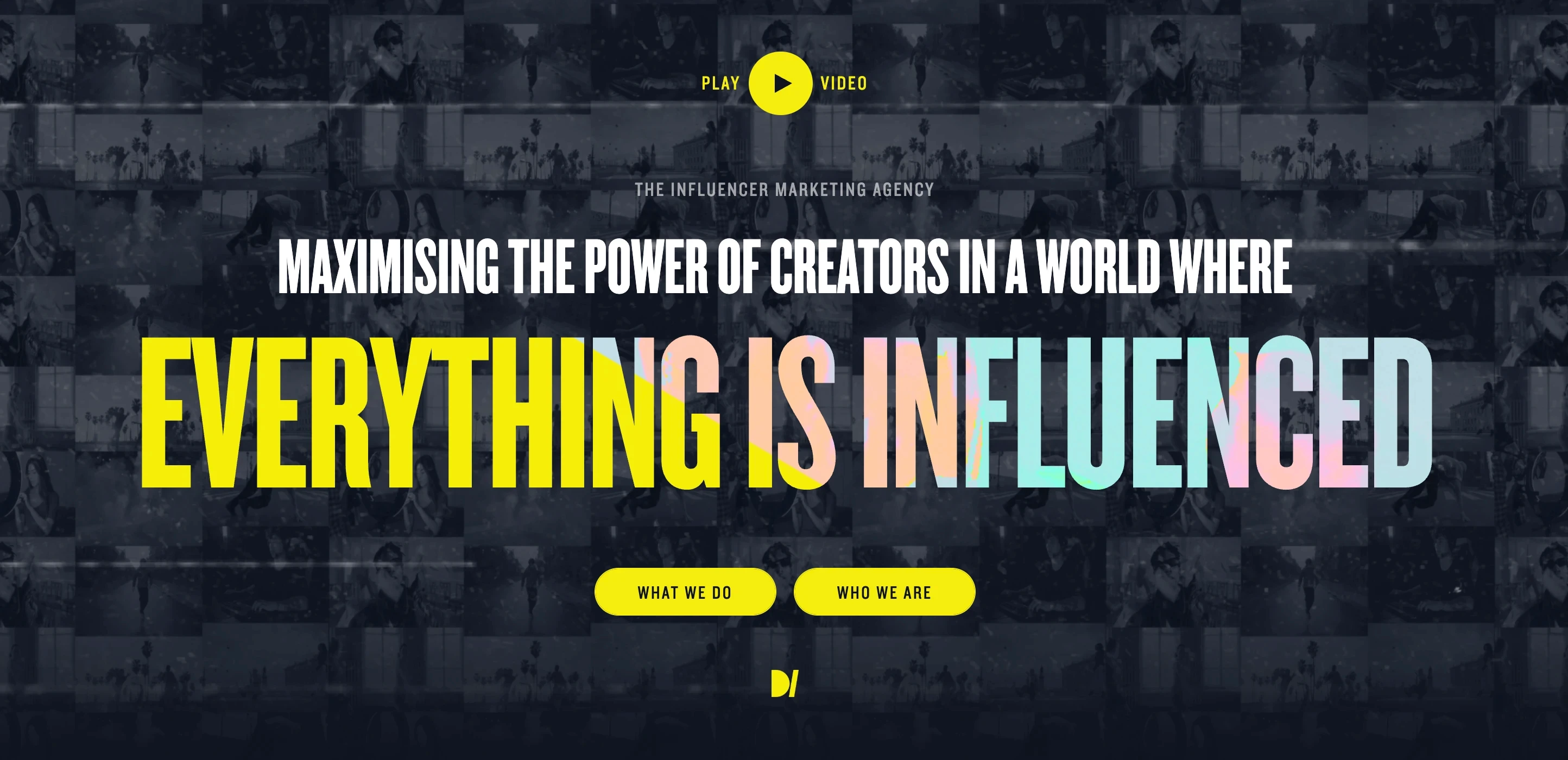 Screenshot of Disrupt Marketing homepage