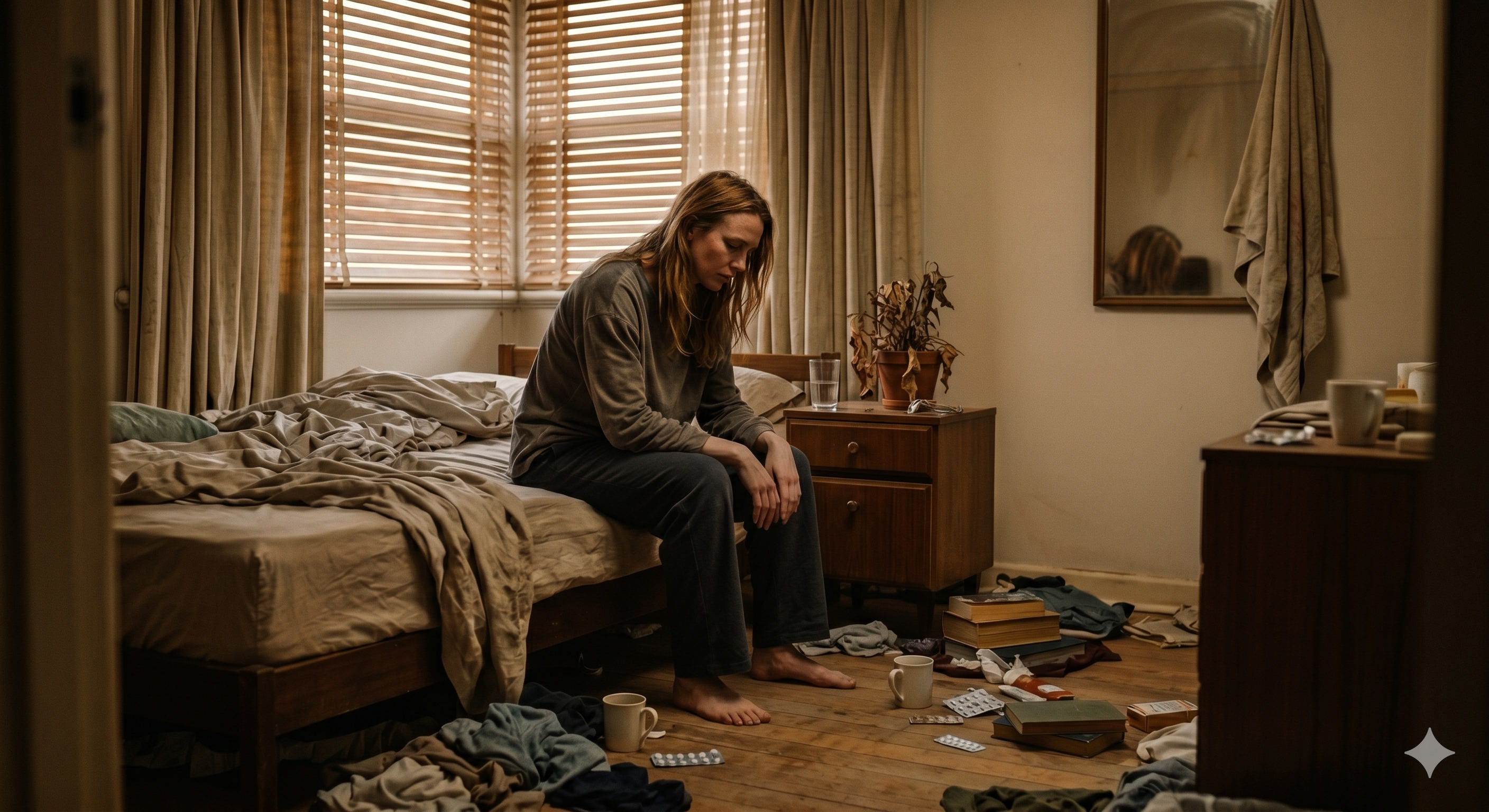 Persona con depresión solicita ayuda a clinica Danái