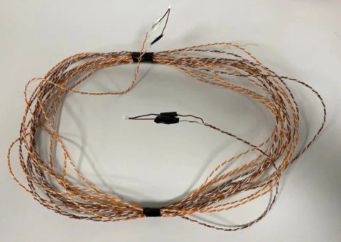 Coiled 11-meter CAT6 single twisted pair used for the second test
