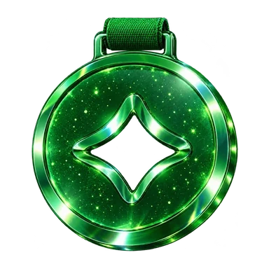 Emerald strength medal