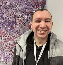 A man with surfboard