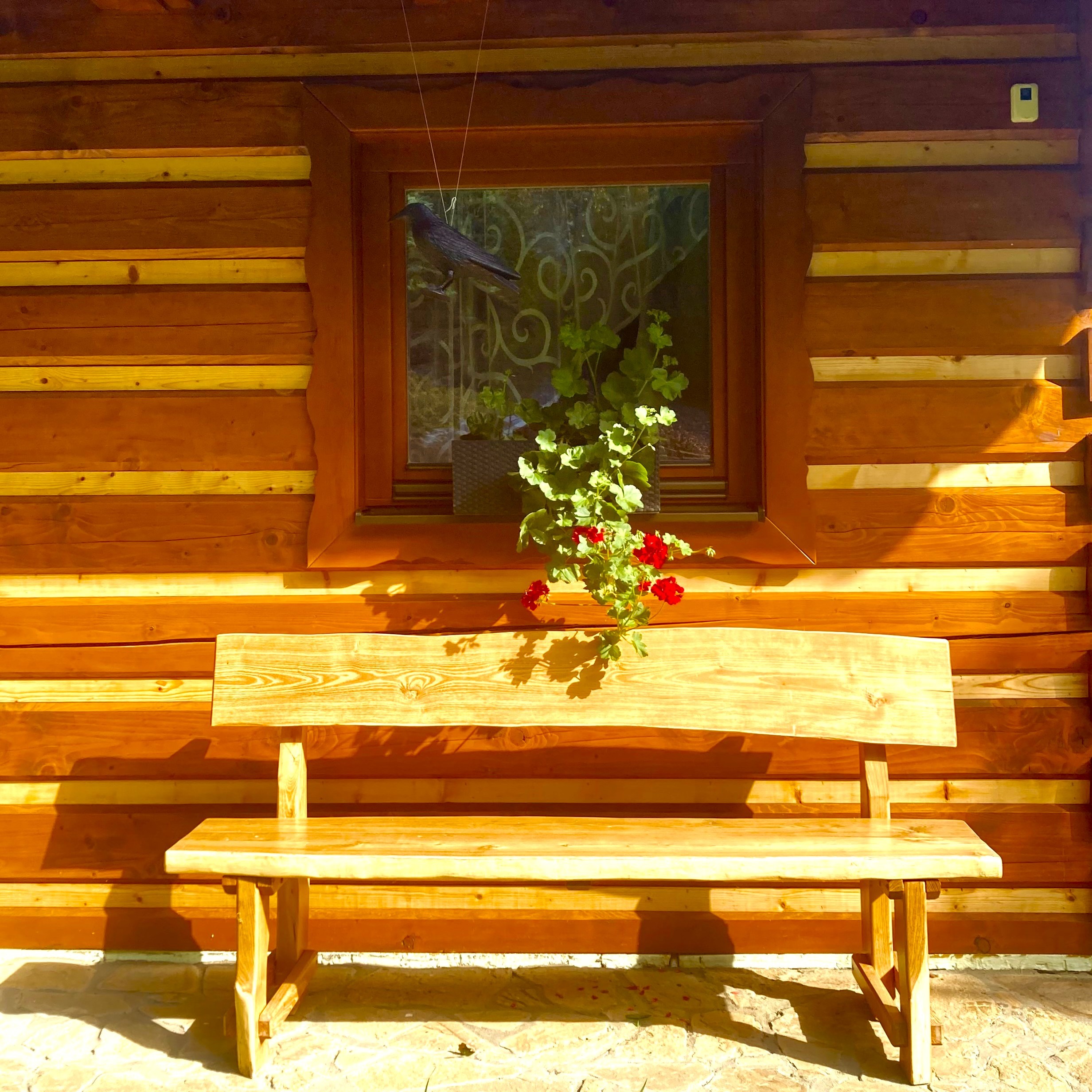 lavička chata Romantik