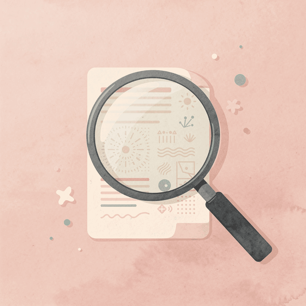  Magnifying glass examining language learning gaps