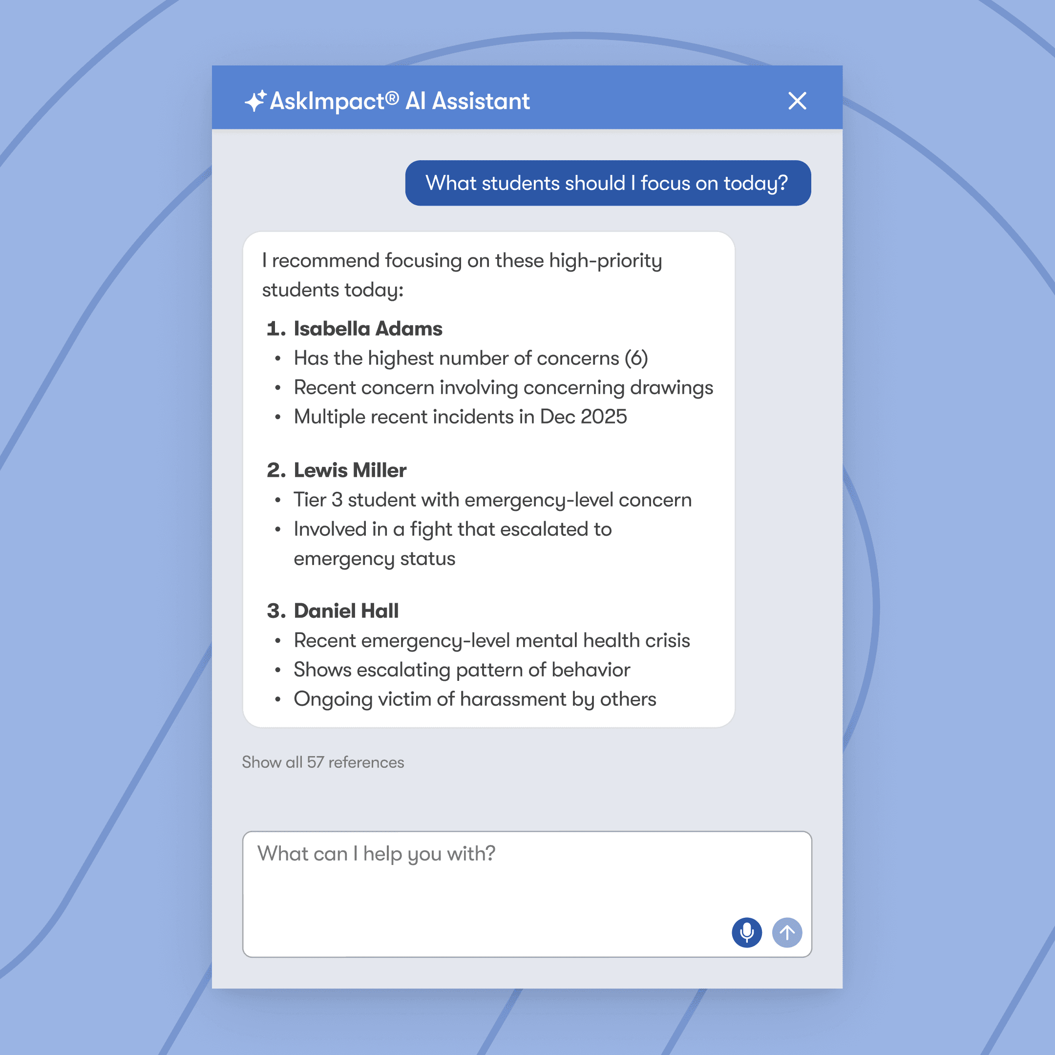An image showing Impact Suite software solution of compliance and training where a school staff member can see tall the tasks they need to complete and all the tasks they have completed