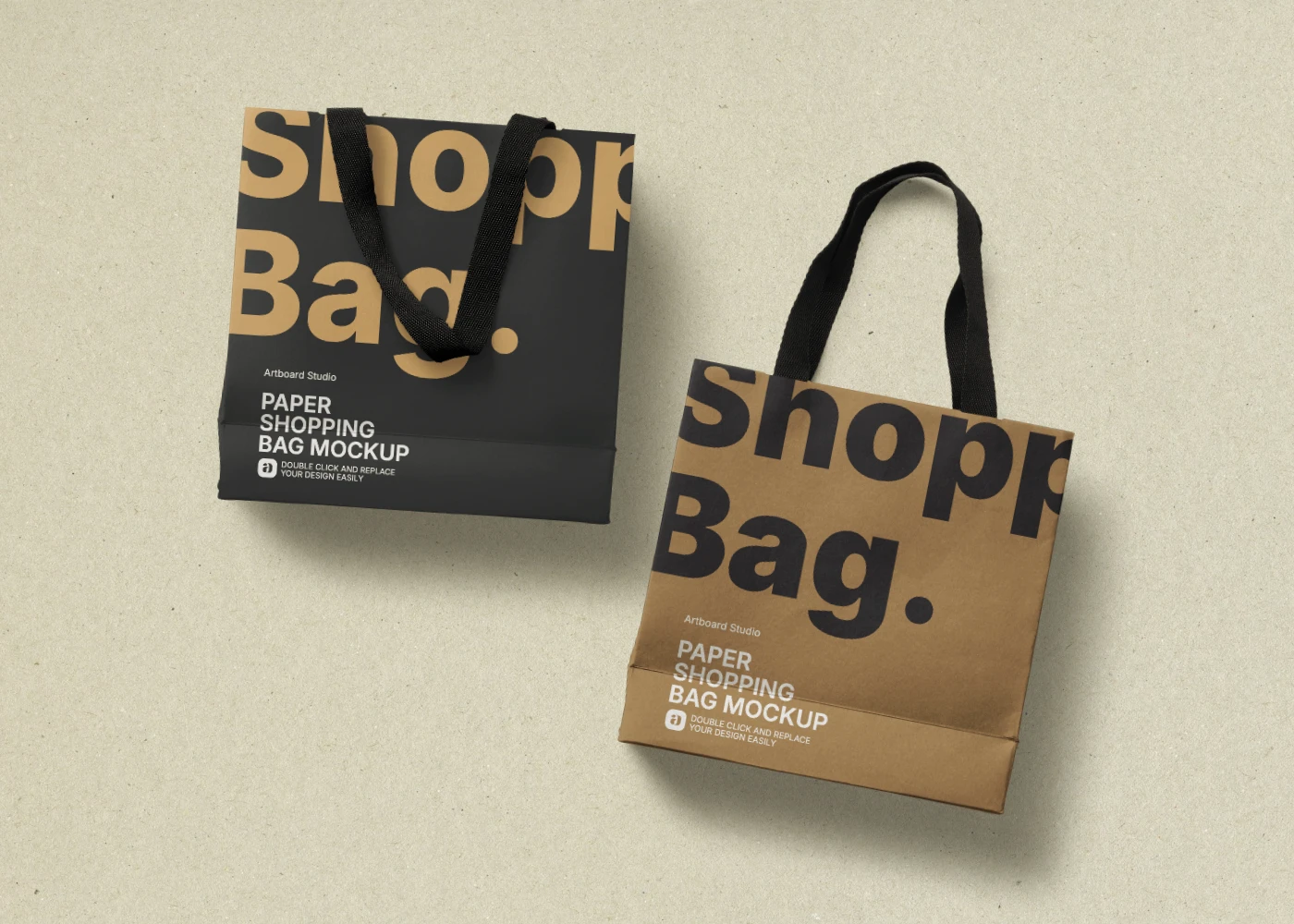 Shopping bag mockup