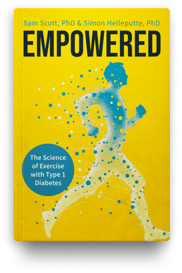 Picture of a woman exercising with Enhance-d, an insulin pump and diabetes