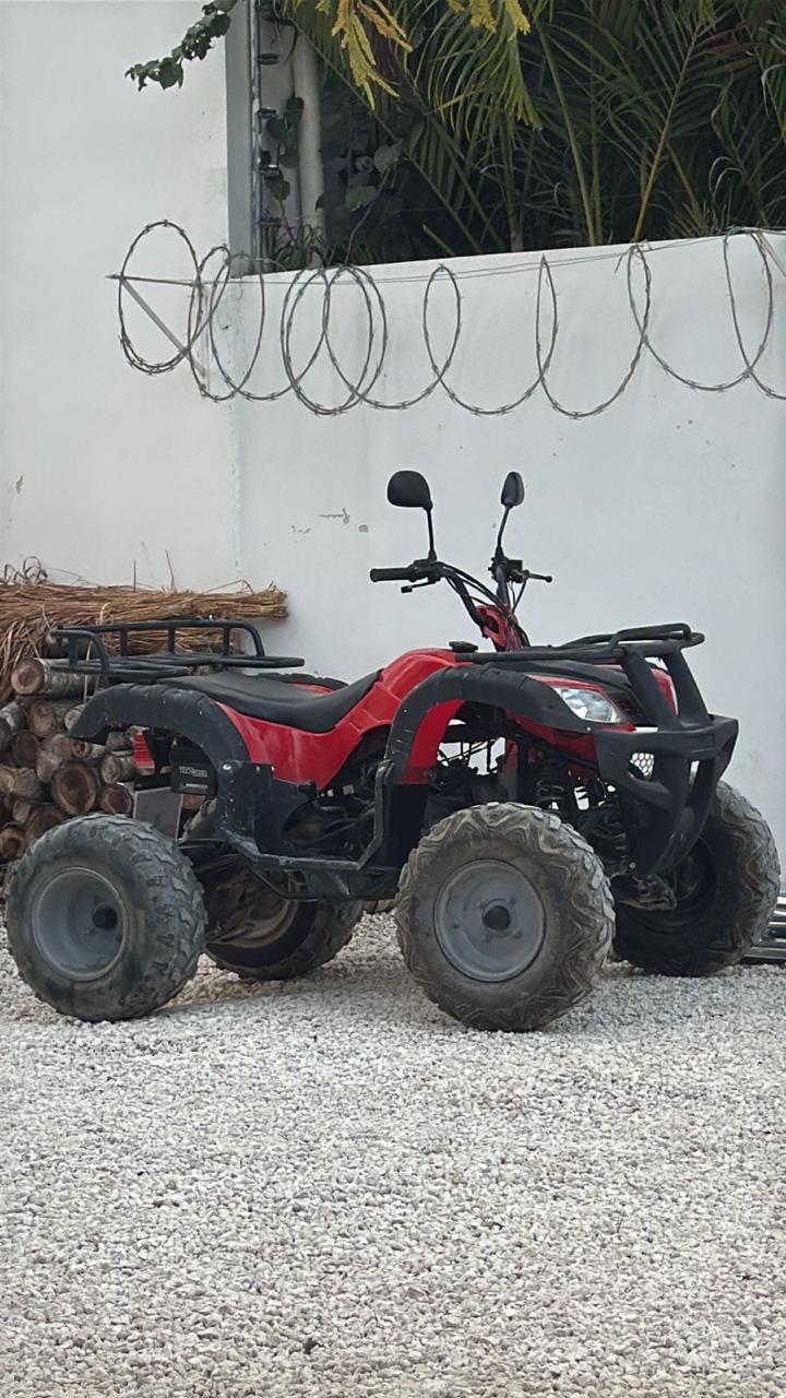 ATV Rental Tulum Dinamo Rocky 150 side 