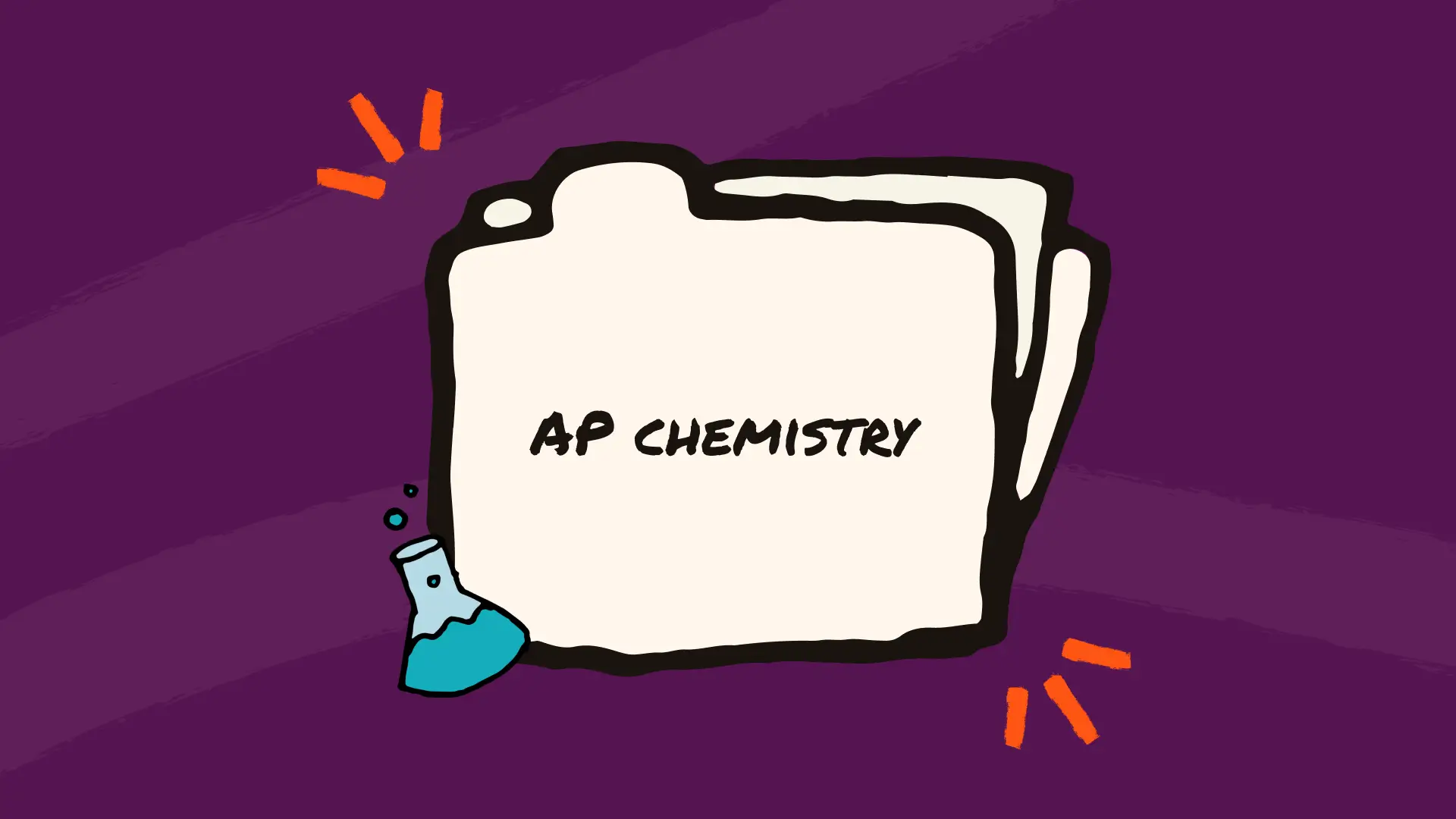 DALL-e illustration of four high school students in an AP Chemistry lab, lookin gat a green beaker.