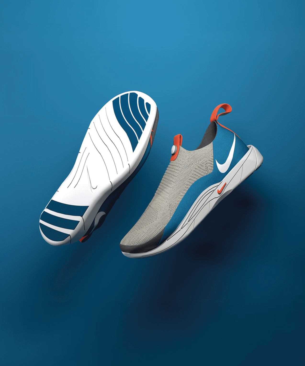 silhouette of a female figure on a red background