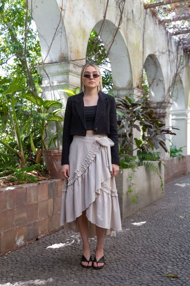 asymmetrical skirt