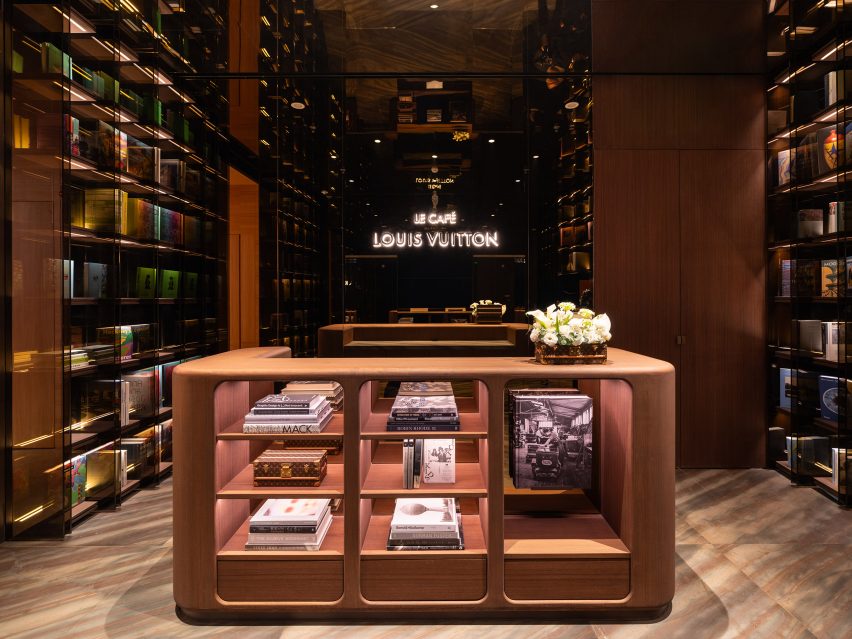 Cafe of Maison Louis Vuitton Sanlitun Beijing by Jun Aoki