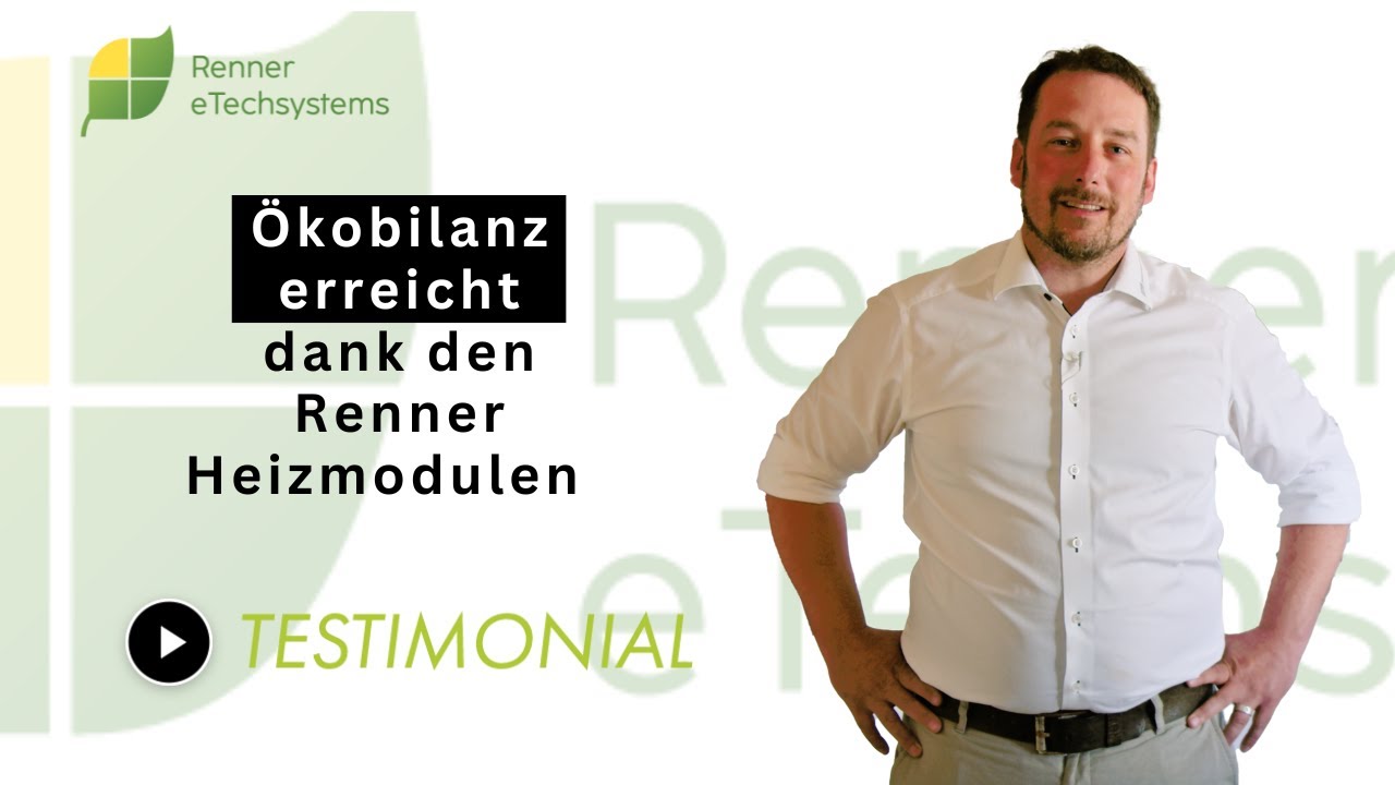 Testimonial | Ökobilanz dank den Renner Heizmodulen erreicht - Erfahrungsbericht der KIENER Bau AG