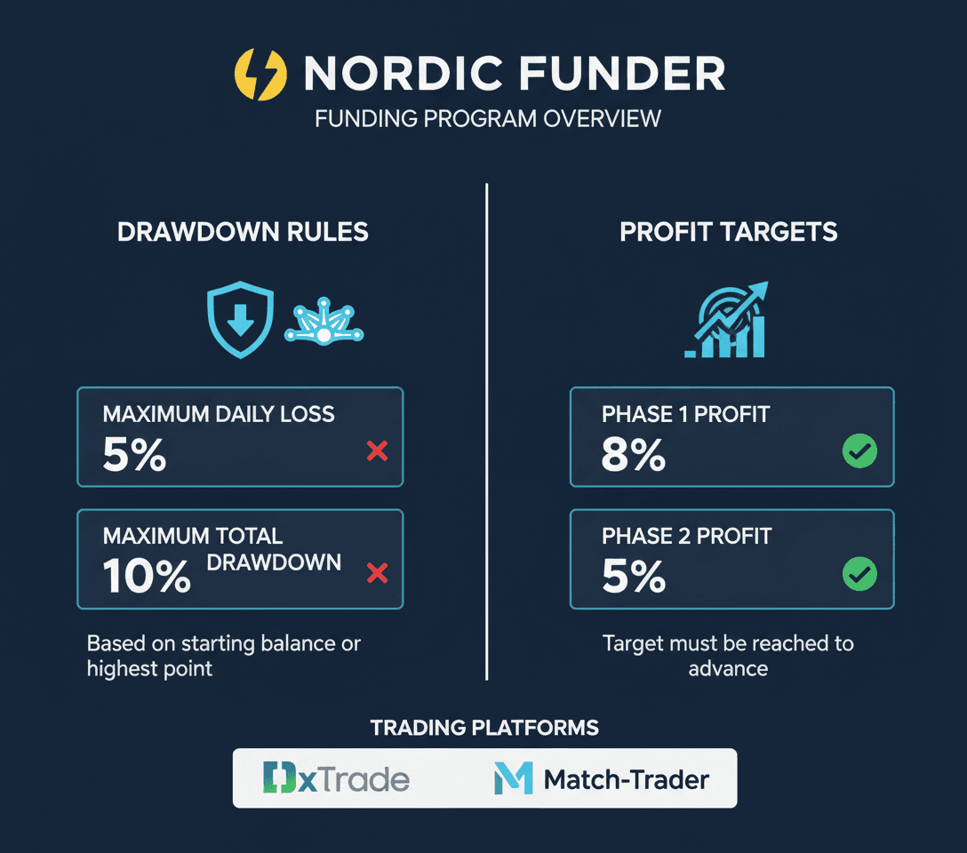 Nordic Funder Drawdown Rules Infographic