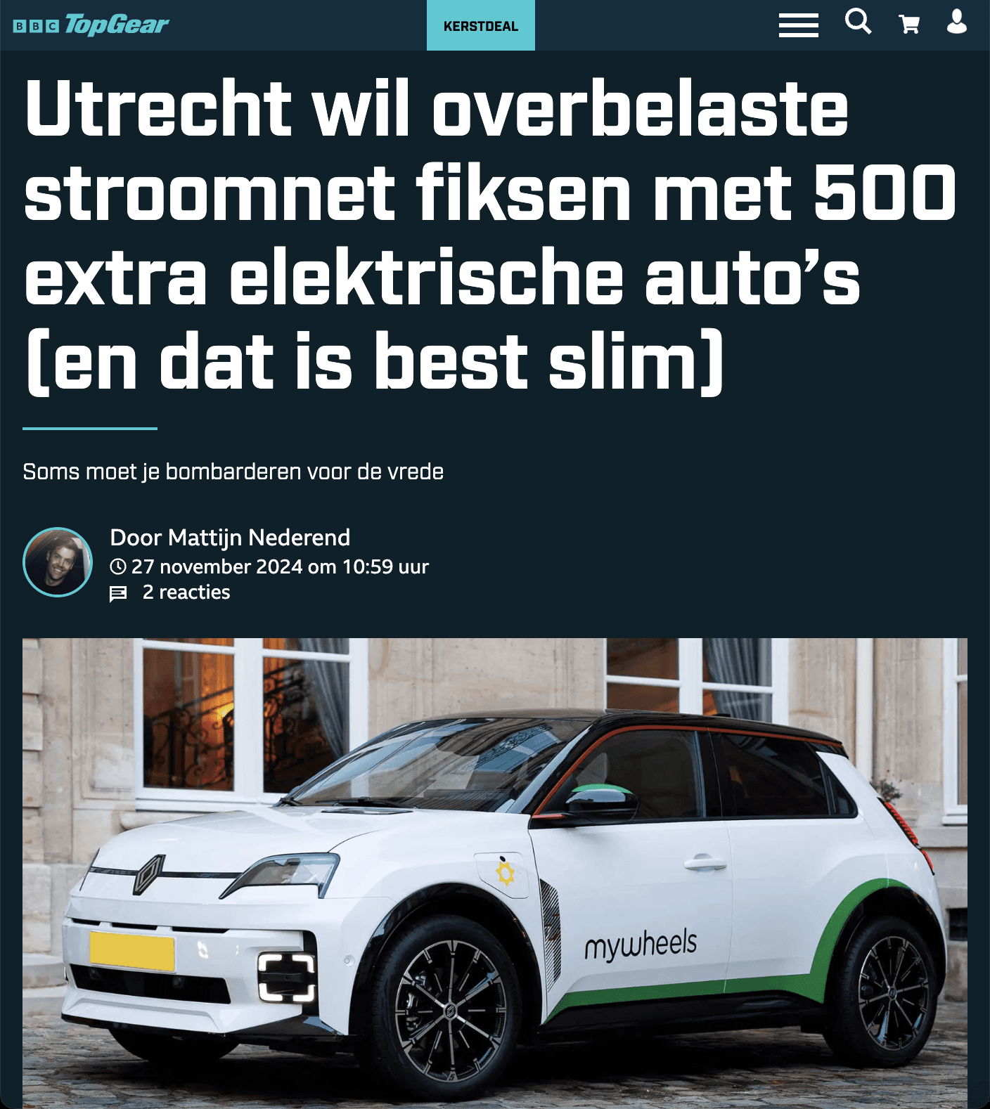 Topgear artikel over mywheels