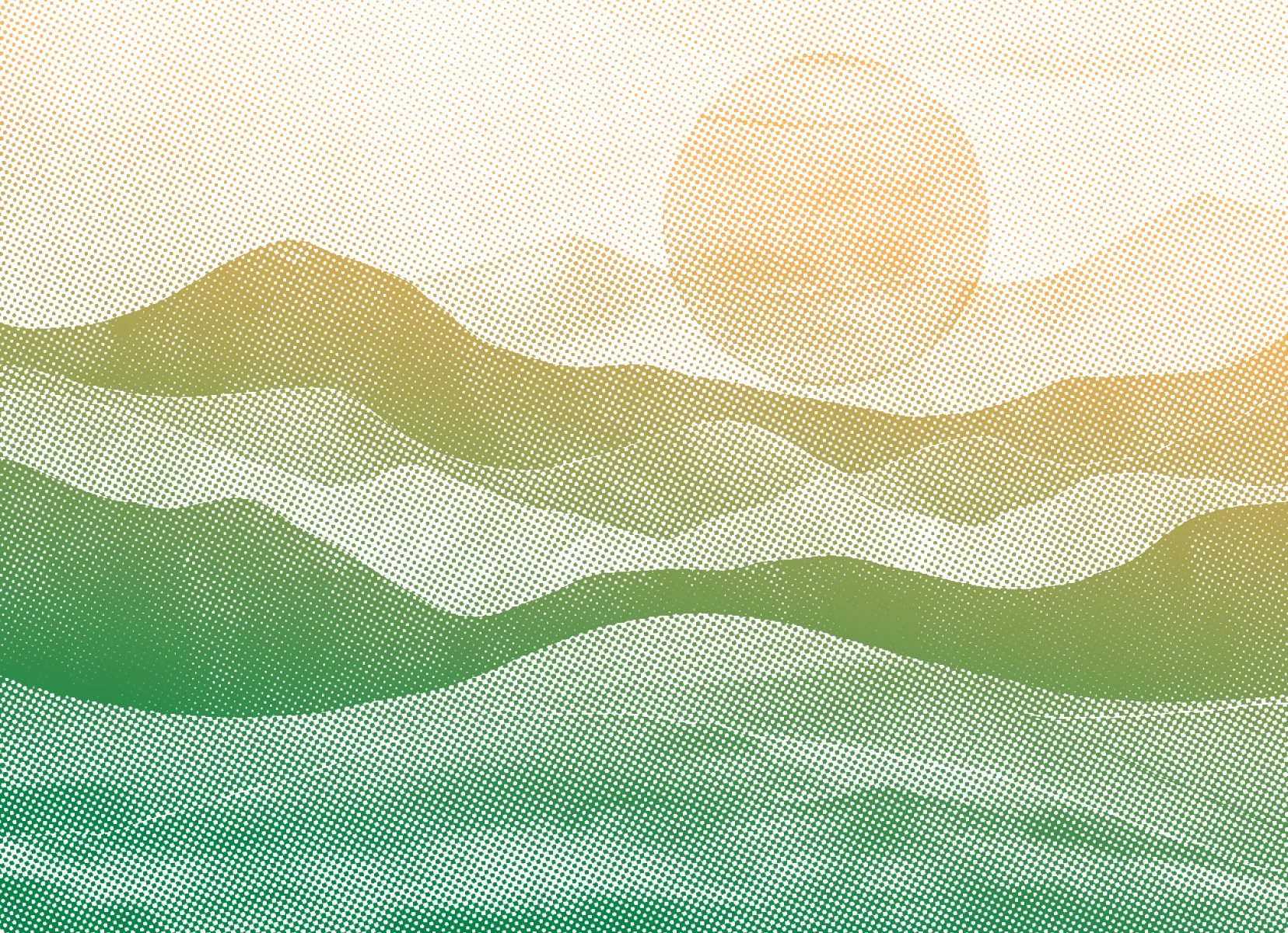 Inflection AI - desert with the sun in the background