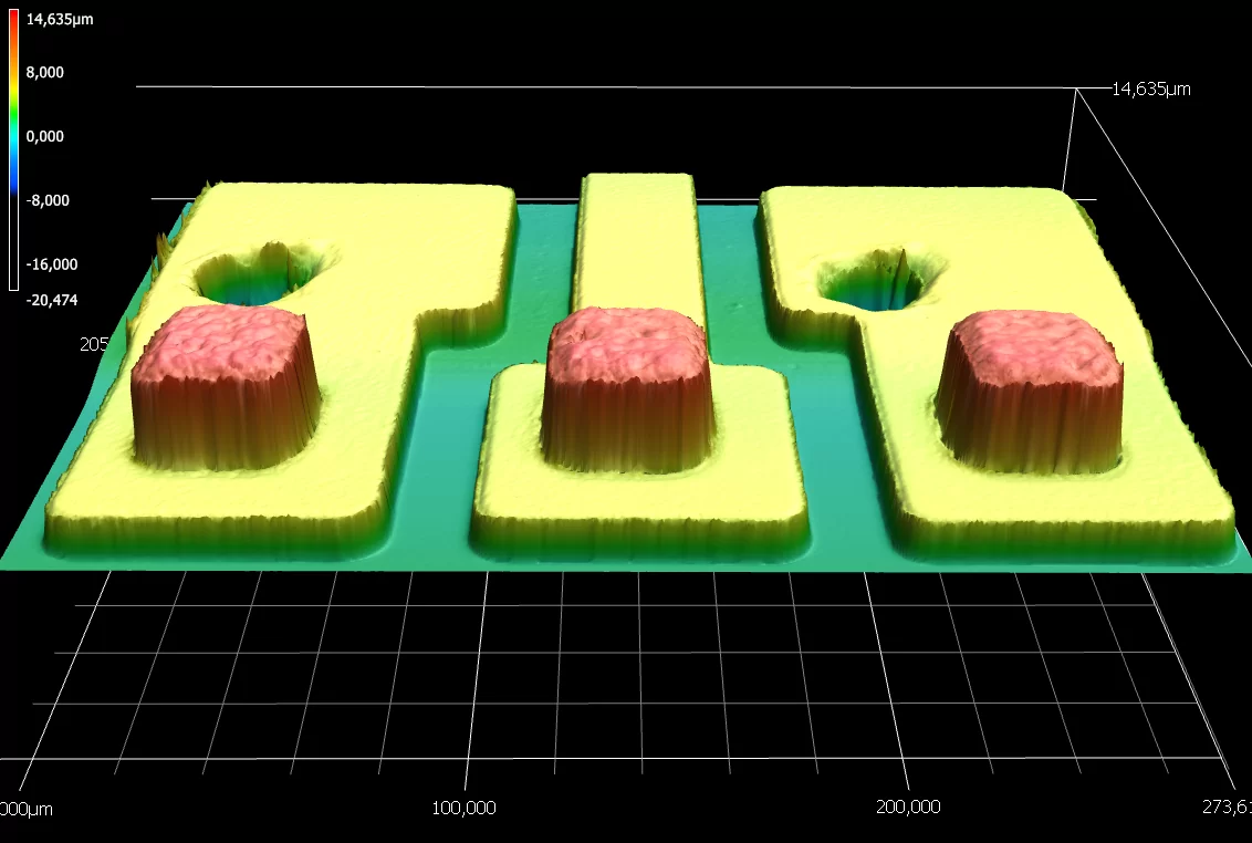 Fotolithografie 3D Modell