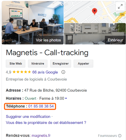 Configuration Google Business Profile