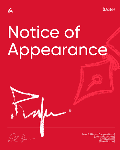 Notice of Appearance