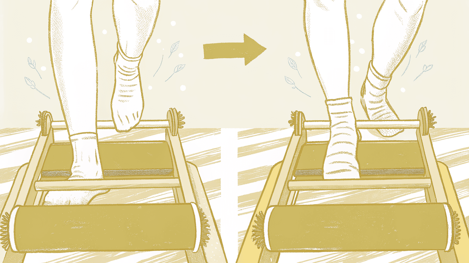Reformer carriage showing leg press progress stalling after repeated same-resistance workouts