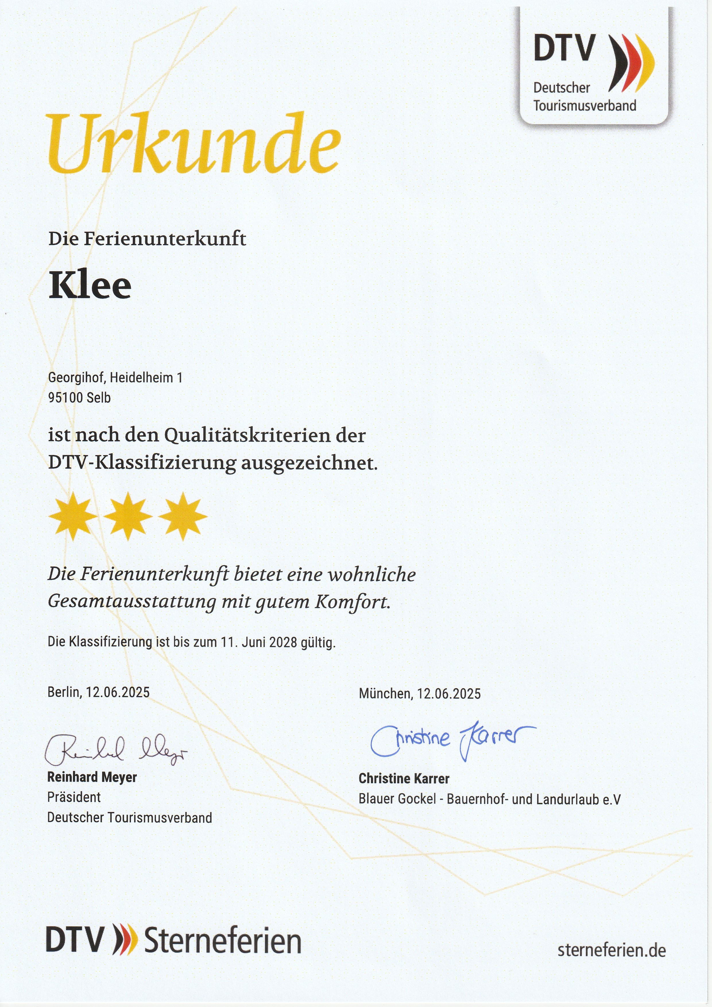Klassifizierung