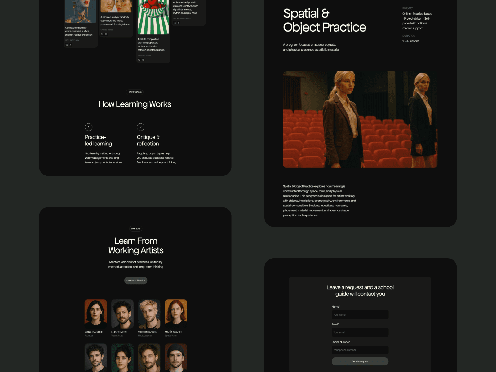 Faculty — Online Design School Framer Template