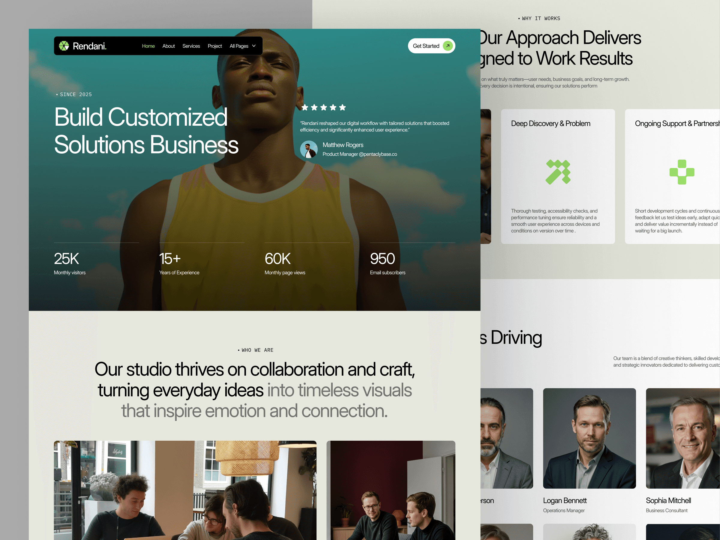 framer portfolio template