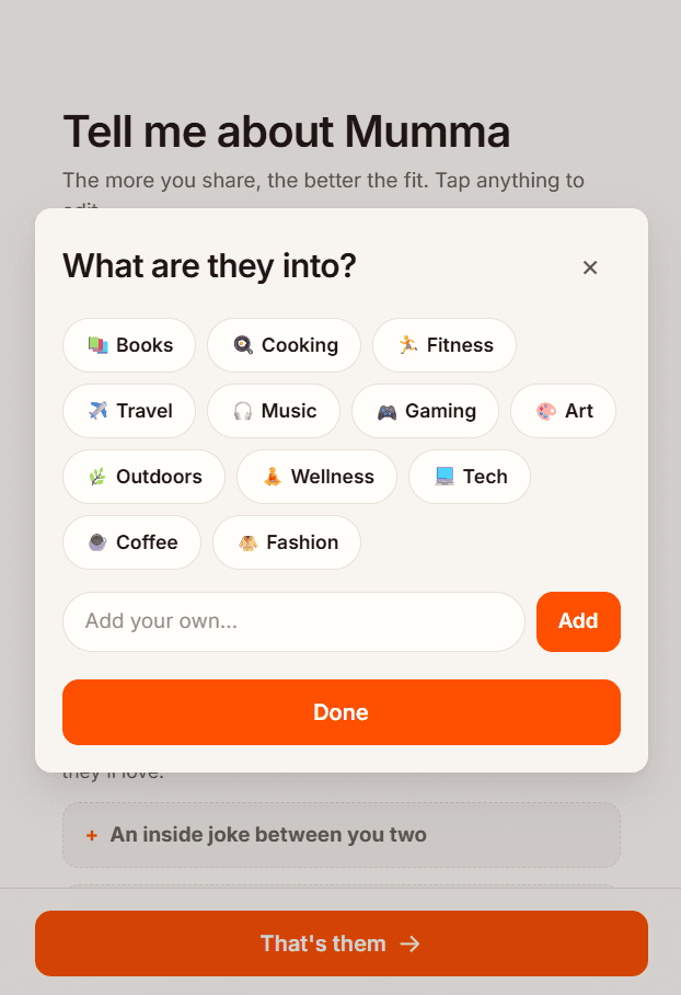 Interface screenshot from the Knack AI case study