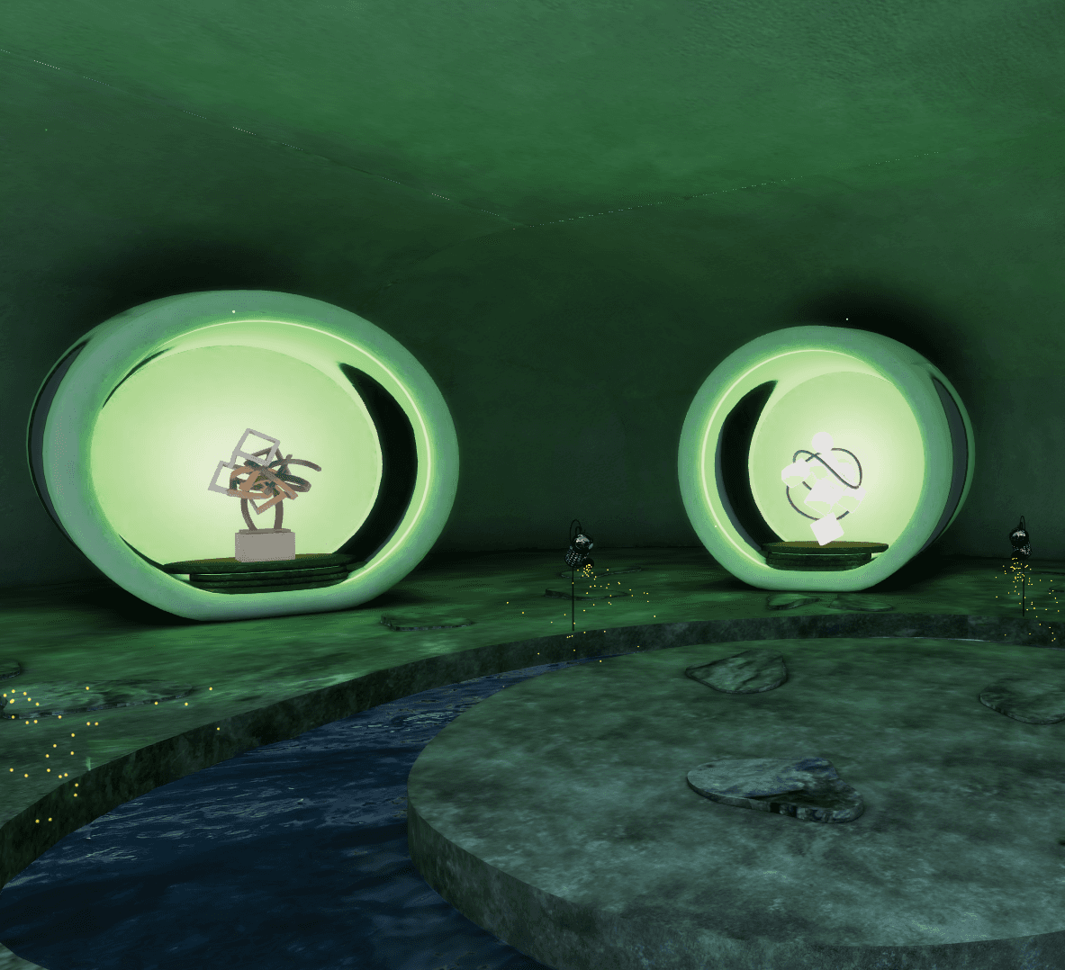 white ouse surounded with grass