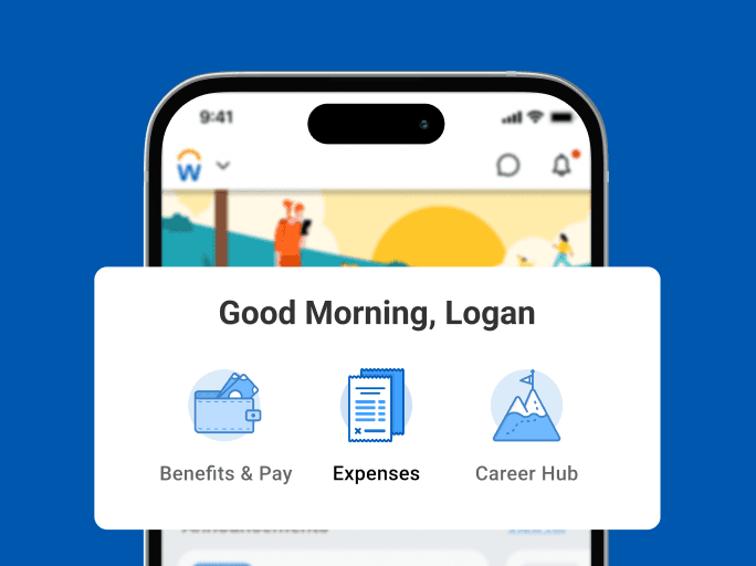Workday homepage