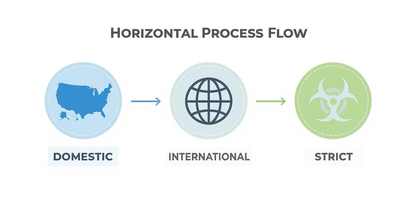 Infographic about pet travel health certificate