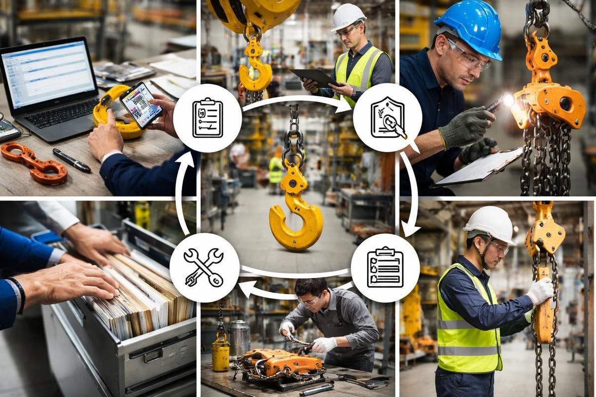 Lifting equipment compliance cycle