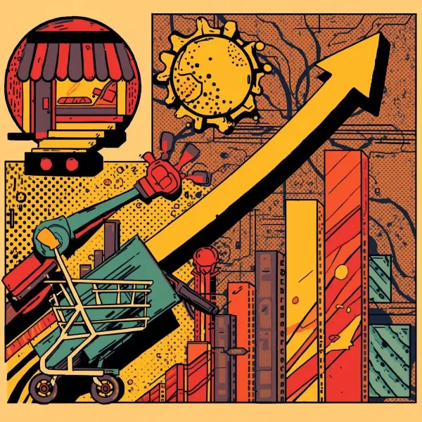 uptrend consistent online sales