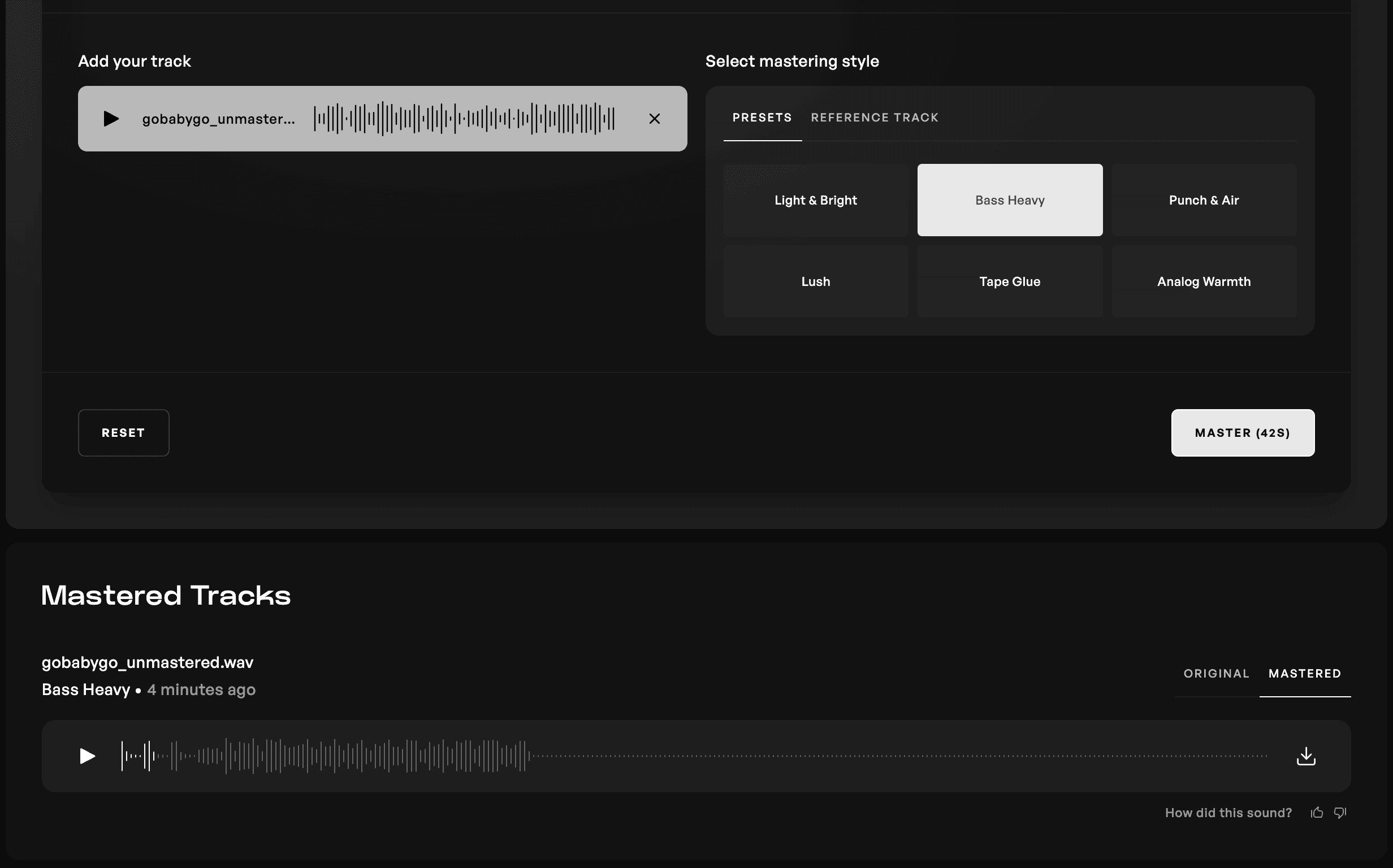 Kits AI Mastering Step 3