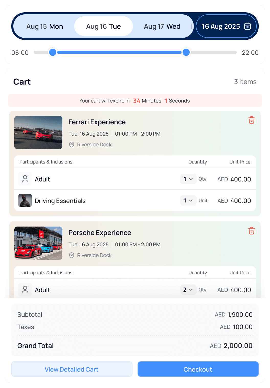 An image of Freelio's project ui
