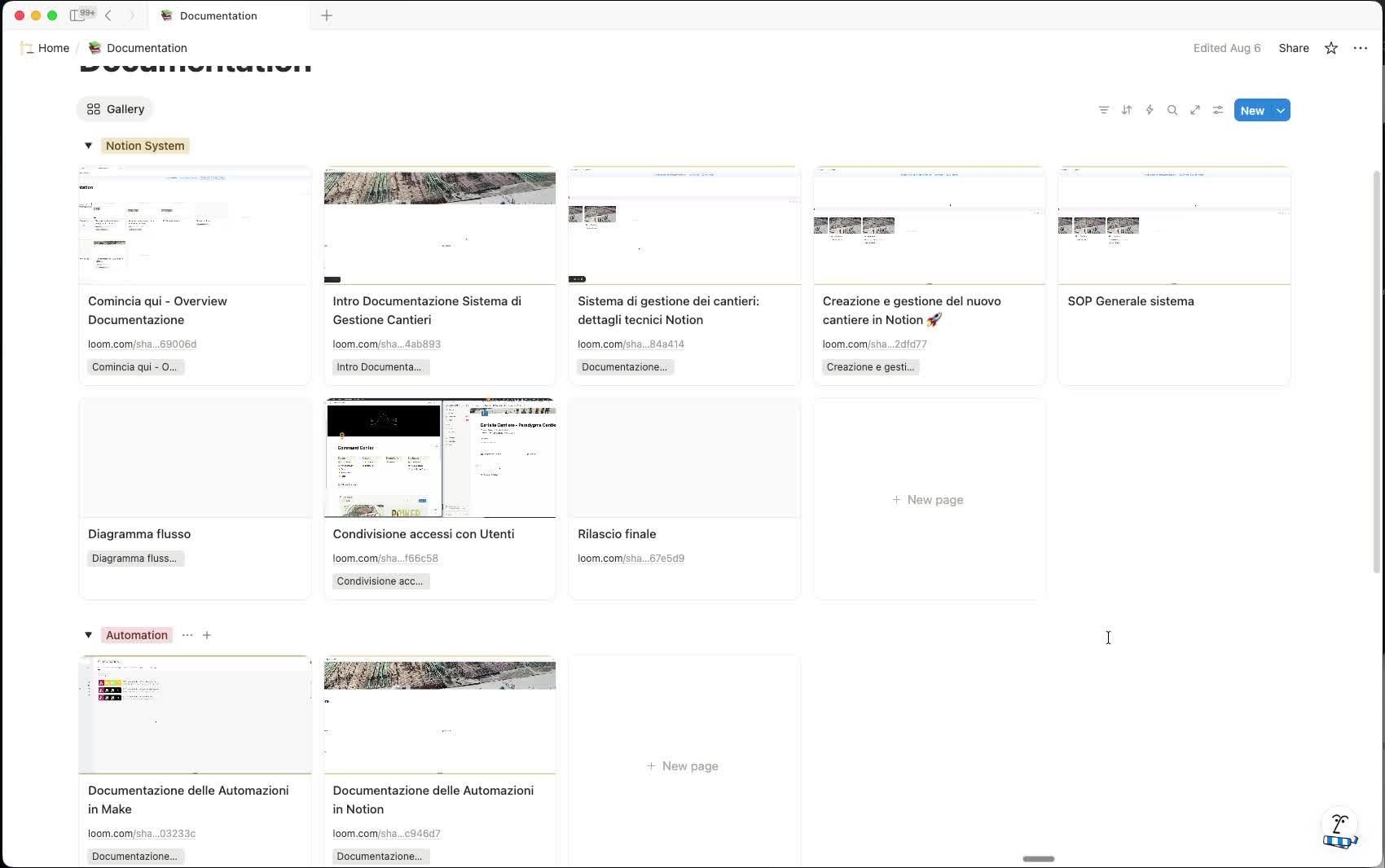 Documentazione del sistema per Anna Fabbri
