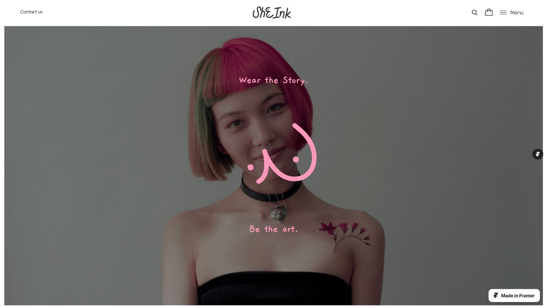SHEINK website section