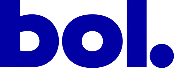 A blue object with a square shape.