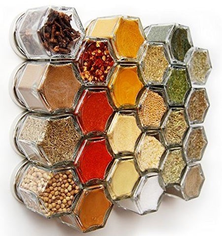 Magnetic spice rack