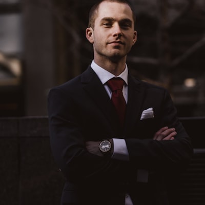man portrait outdoors
