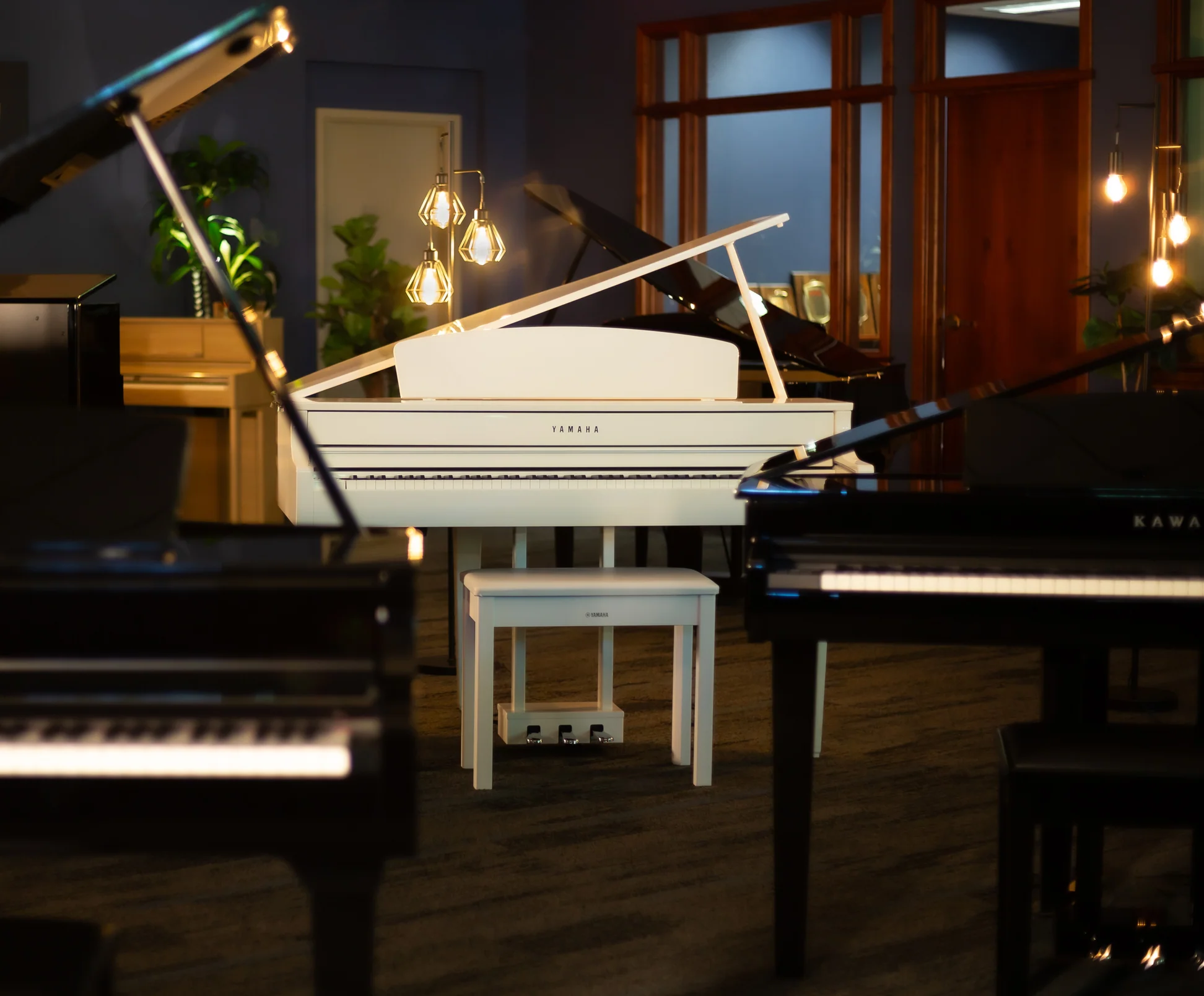 Various pianos