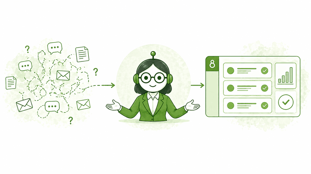 Robotka porządkuje chaotyczną komunikację i zamienia ją w uporządkowany system informacji