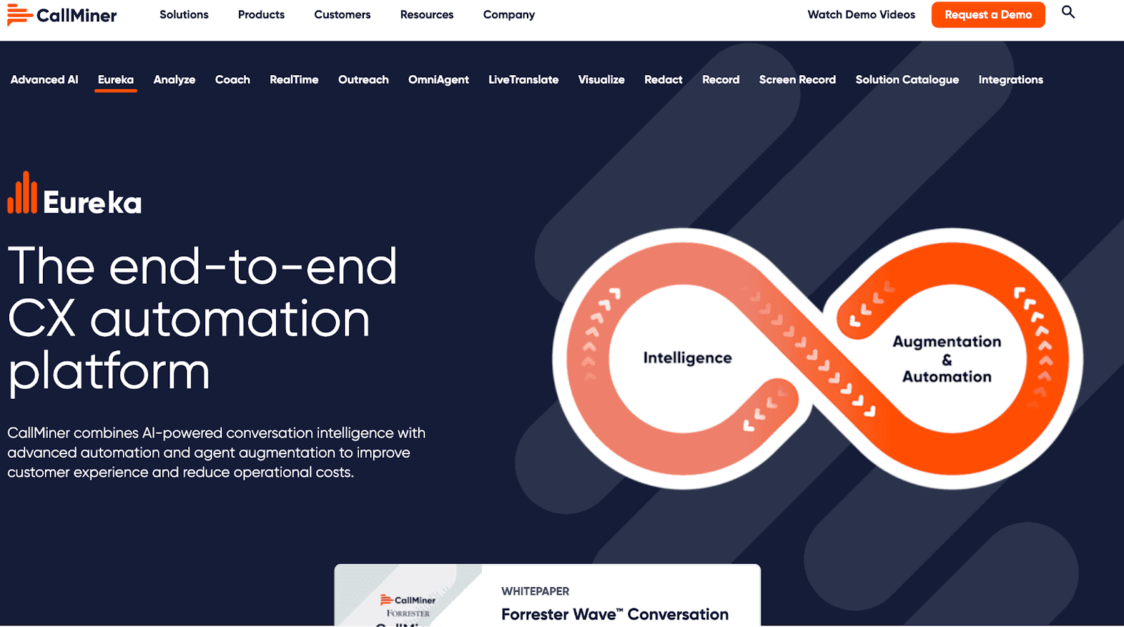 Callminer Eureka Home Page