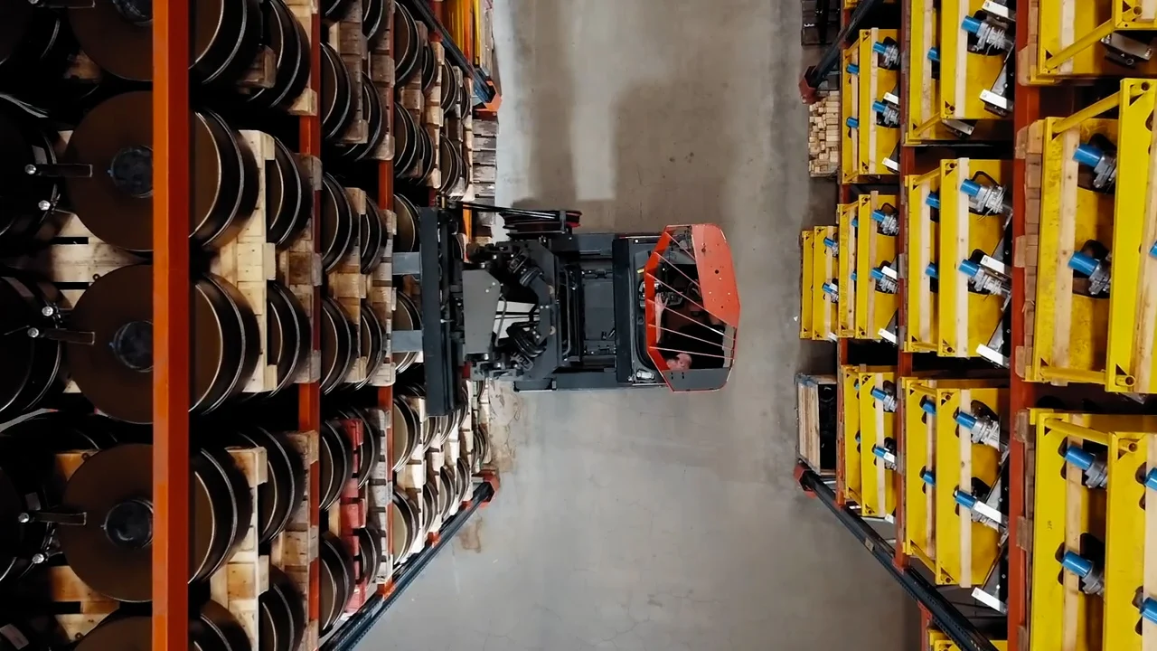 Worker operating machine
